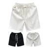 Men Sports Shorts with Elastic Waist Straps Summer Casual Shorts Leisure Work