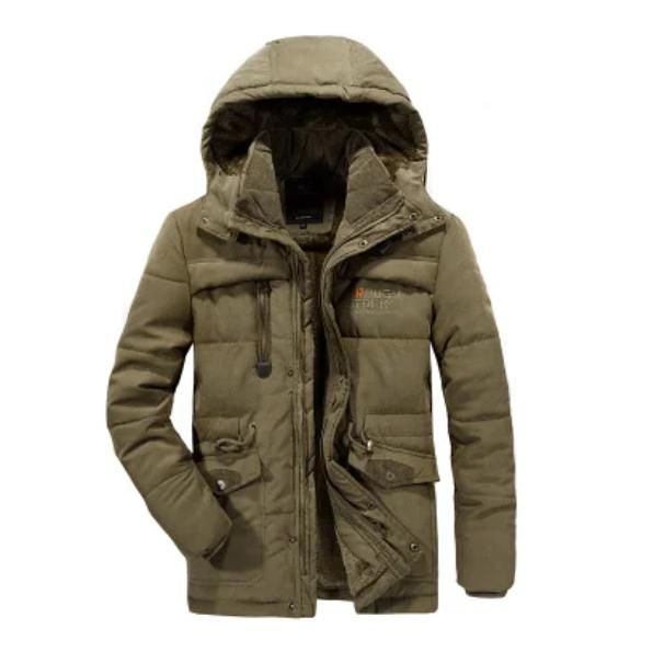 Winter Plus Velvet Thickening Couple Cotton -Padded Jacket Windproof Plus Size Warm Jacket