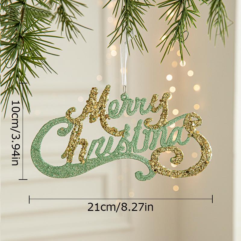 1шт новая пластиковая зеленая бабочка подвесное украшение Рождественская елка висит