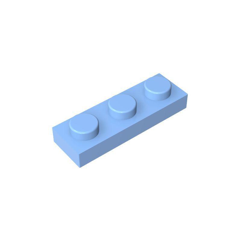 60 шт./лот Пластина MOC 1x3 Совместимая с 3623 Детские игрушки Строительные блоки DIY Частицы Пластина Техническая игрушка
