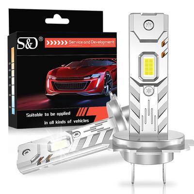 2 шт. Светодиодная лампа для фары H4 Canbus 25000 лм Светодиодные лампы H7 H11 H8 9005 HB3 9006 HB4 H27 880 Автомобильная фара с медной трубкой Автомобильная безвентиляторная противотуманная фара 6000K 12V