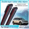 Передние щетки стеклоочистителя LHD для Citroen C5 Aircross Аксессуары 2017-2025 Двухслойные резиновые щетки Стеклоочистители Аксессуары для автомобиля