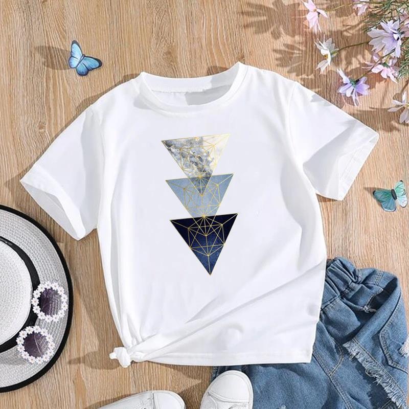 (Азиатский размер) Акварель абстрактный прекрасный стиль милая женская футболка с принтом модная футболка женская женская футболка с коротким рукавом графические футболки