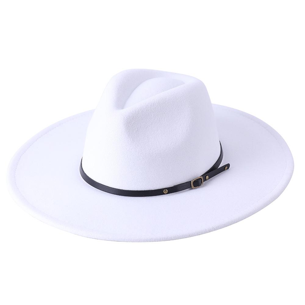 Шерстяные теплые шляпы Fedora с широкими полями, женские однотонные топы, джазовая фетровая шляпа для мужчин, панама Gamble, желтые шляпы