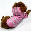 Reflective Dog Rain Cloak Towable Small Dog Clothes Windbreaker Pet Rain Jacket  Corgi