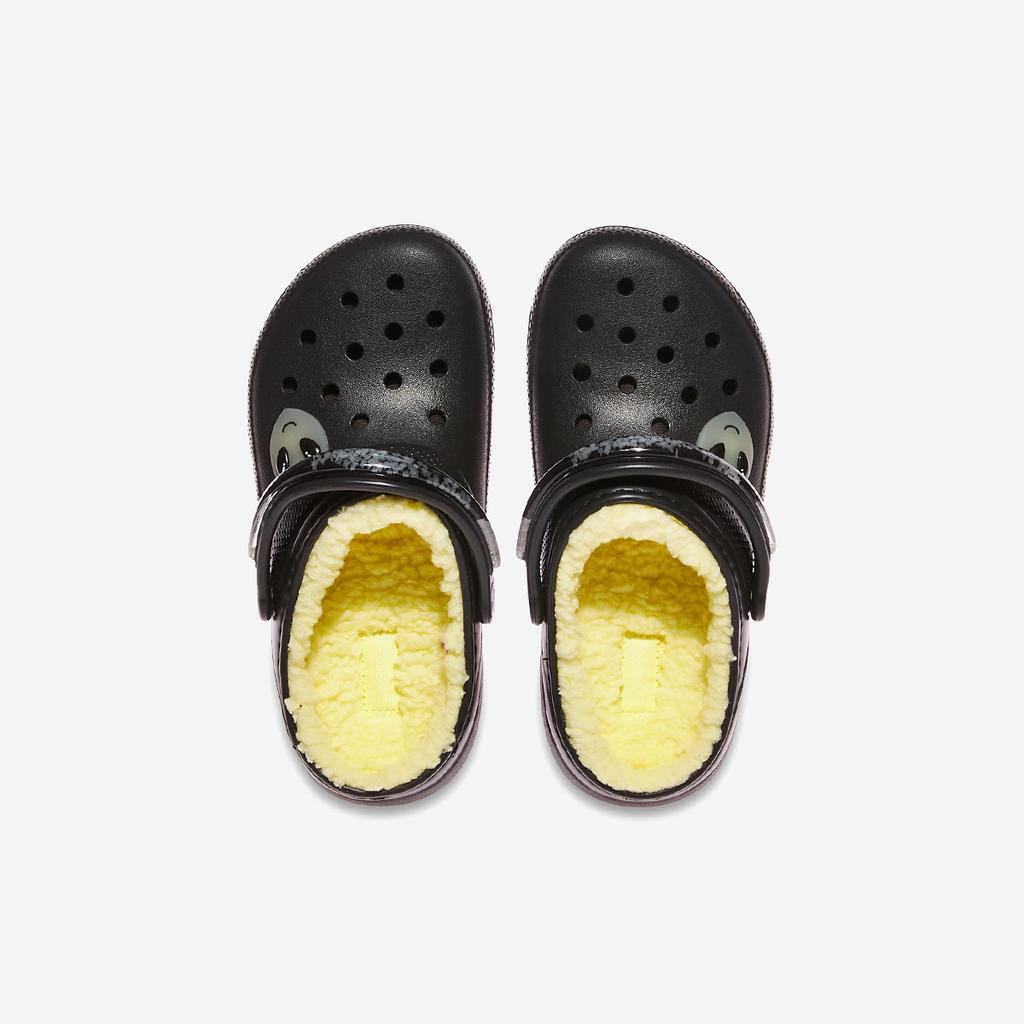 Crocs Классические утепленные инопланетные клоги для детей [CRS211636-BLACK]