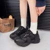 Липучка новая платформа туфли женская мода универсальные легкие повседневные спортивные туфли показывают ноги маленькие кроссовки для бега