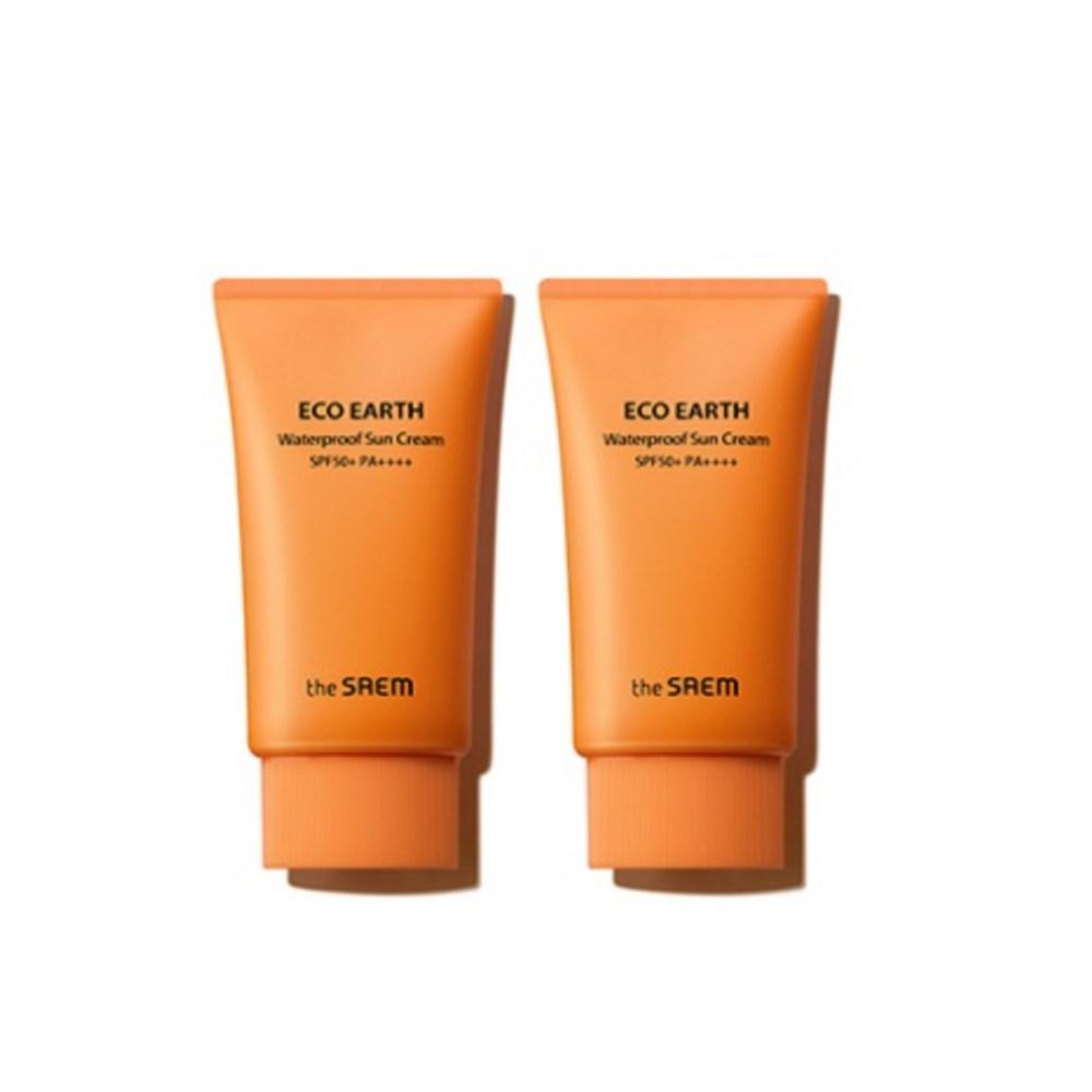 The Saem Eco Earth Waterproof Sun Cream Special SET_2 Units (20 Years NEW), 50g, 1 Unit