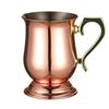 Чеканный Нержавеющая сталь с медным покрытием Кружка для Moscow Mule Кружка-барабан для пива Кофейная кружка Стакан для воды Посуда для напитков