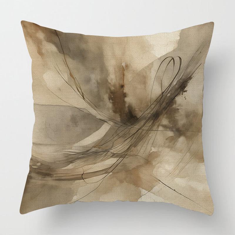 Home Decor Abstract Art Inspired Digital Print Pillowcases Pattern Cushion Cover Suitable for Sofa Bedroom Car Pillow Cover
