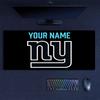 Custom Name,New York Giants Mouse Pad, Large Gaming Desk Mat, Non-slip XXL Mousepad for Laptop & Tablet, Mini PC Playmat with Stitched Edges