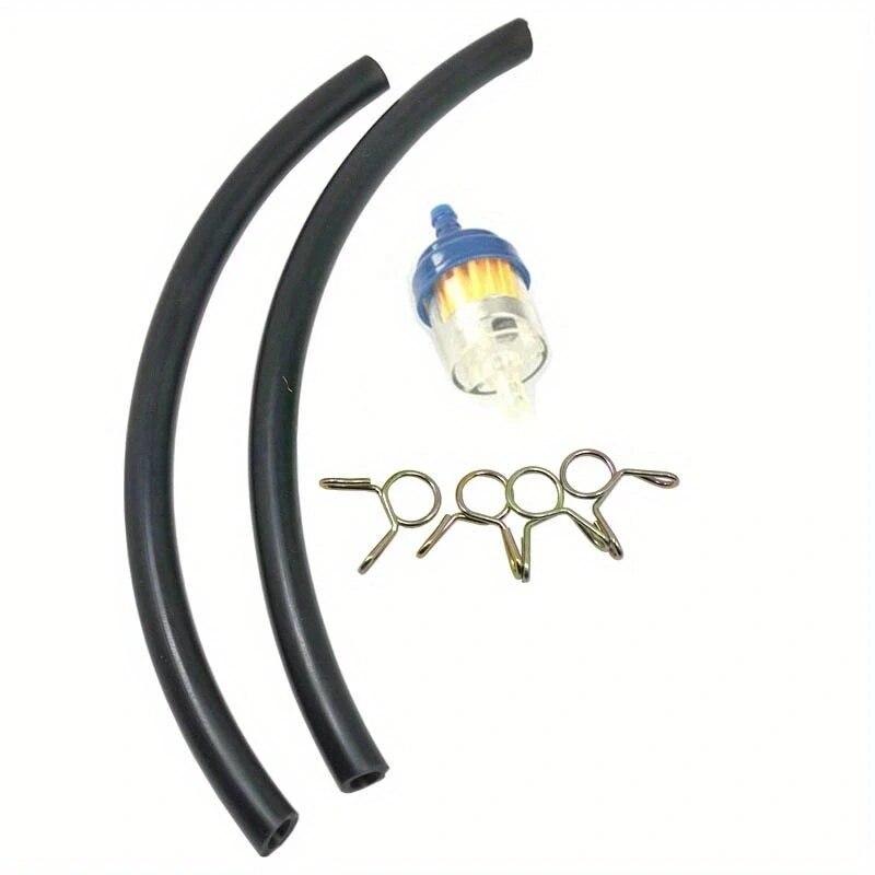 6MM Motorcycle Dirt Bike ATV Scooter Fuel Tank Petcock Valve Switch Inner Filter Gasoline Petrol Line Hose Tube Clips 50-200CC Fuel Filters5
