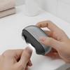 USB-перезаряжаемая электрическая машинка для стрижки, триммер и полировщик ногтей 3-в-1 со светодиодной подсветкой, сборщиком обрезков, автоматическая машинка для стрижки ногтей для пожилых людей