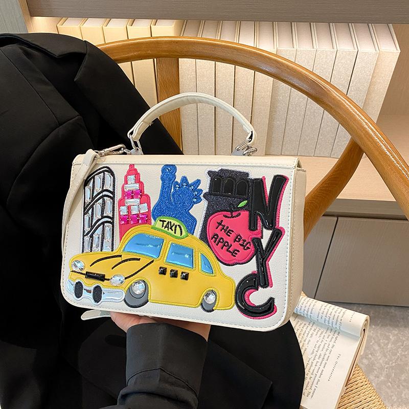 Women Bag New Trend Tote Bag for Women Crossbody Female Handbag Leisure PU Luxury Designer Fashion Shoulder Bag Brand Messenger