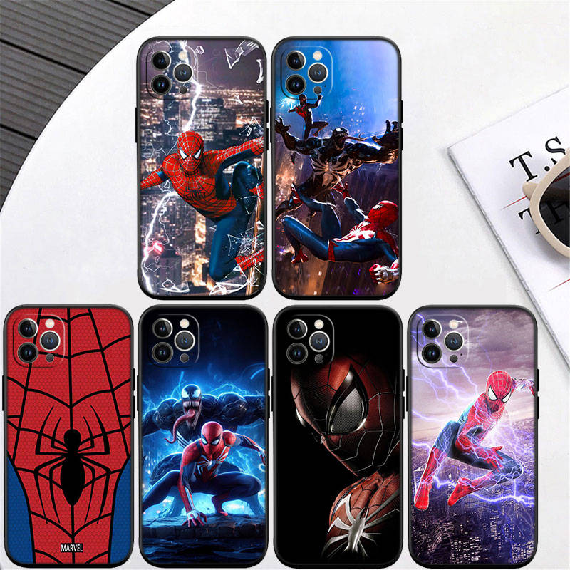 Чехол для телефона ED50 Spider-Man для Samsung Note 20 10 Plus Ultra Lite A51 A52 A53 A71 A72 A73 A82 M20 M30 M21 M31 M51 A11 A30S A20S A50S A70