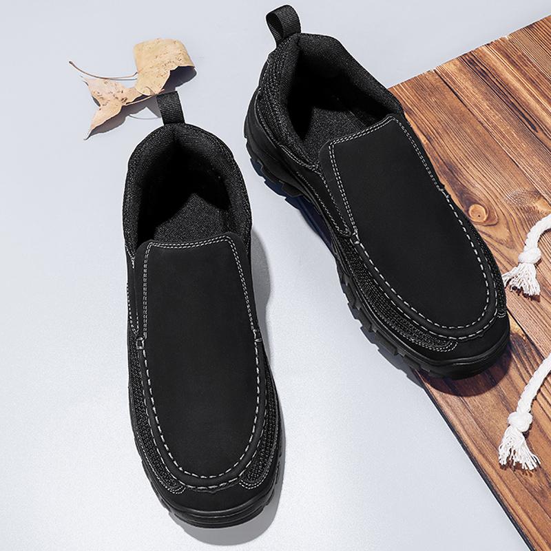 Lightweight Men Sneakers Autumn Outdoor Casual Shoes For Men Platform Slip On Men'S Loafers Plus Size Retro Man Footwear