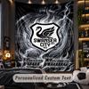 TapestrySwansea City FC Custom Name Text Personalized Wall Hanging Tapestry Home Wall Decor