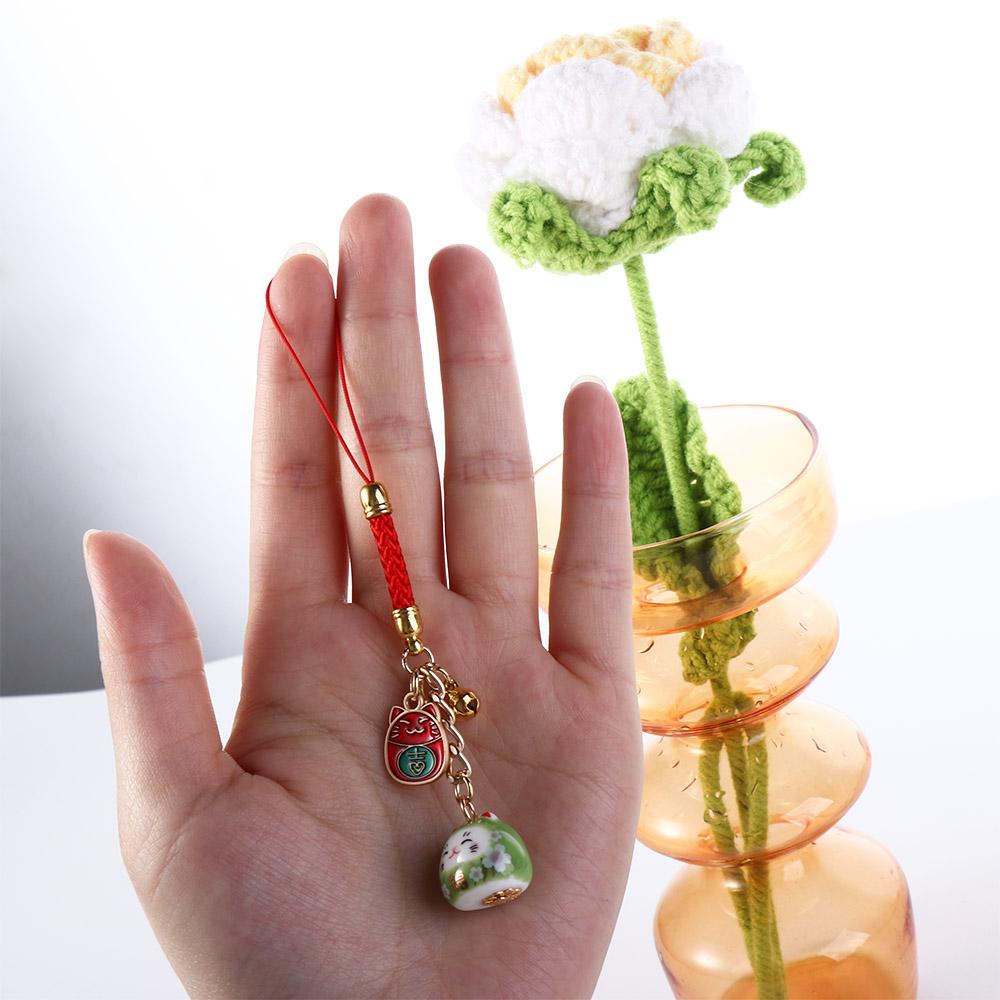 Key Accessories Phone Lanyards Charm Bag Pendant Korean Style Key Ring Bag Accessory Cute Key Chain