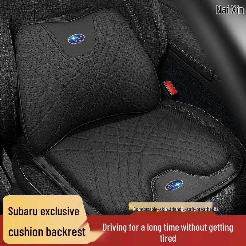 Подушка для подголовника и поддержки шеи Subaru BRZ, WRX, Forester с поясничной подушкой из пены с эффектом памяти
