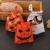 50Pcs Bat Pumpkin Rabbit Ear Halloween Decoration Cookie Bag Baking Packaging Halloween Candy Bags