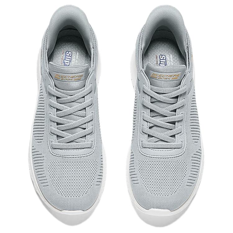 Skechers Bobs Sport Удобные Низкие Повседневные Кроссовки Женские Серый 117497-LTGY