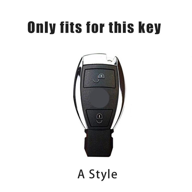 HXA1 Zinc Alloy Car Key Case Cover Protection Shell For Mercedes Benz A B C E Class GLS GLA GLK GLC CLS CLA W204 W205 W212 W463 W176