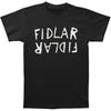 Мужская футболка Fidlar с перевернутым логотипом Черная