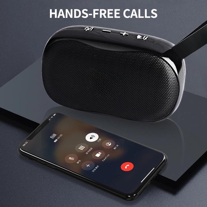 Модный мини-USB Bluetooth-совместимый динамик Hands-Free, портативный сабвуфер, уличные колонки объемного звучания, поддержка FM-радио, микрофона