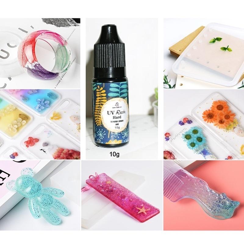 10 г УФ-отверждаемой смолы для твердой шлифовки типа Solar Ultraviolet Solar Activated Craft Clear Gel MIT