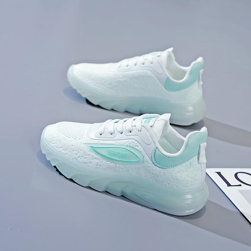 Светящиеся в темноте летающие тканые кроссовки для женщин, новинка 2023 года, кроссовки для женщин, дышащие повседневные кроссовки