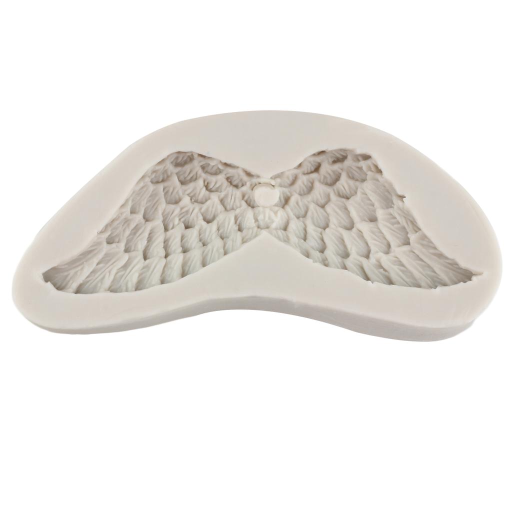 Крылья ангела, силиконовая форма, птицы, форма для шоколадной помадки, инструменты для украшения торта, смола, глина, формы для конфет, кухонные аксессуары для выпечки