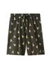 Gelato Pique HOMME Bear Print Cut and Sew Shorts PMCP242926 DGRY Men's