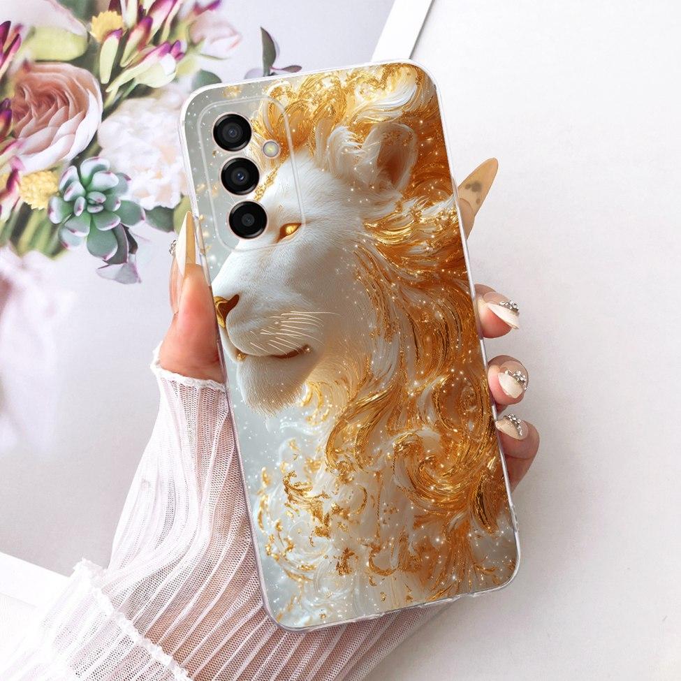For Samsung M23 5G Case Transparent Cute Cat Fashion Butterfly Funny Painted Casing For Samsung Galaxy M23 5G SM-M236B SM-M236L