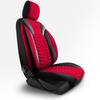 ЧЕХОЛ АВТОКРЕСЛА ИЗ ТКАНИ ПИКЕ PARIS SERIES Черный Красный
