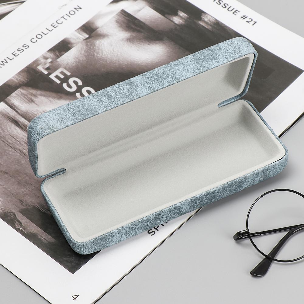 Водонепроницаемые Жесткие Стальные Кожаные Футляры для Очков Футляр для Очков Коробка для Очков для Чтения Футляр для Очков