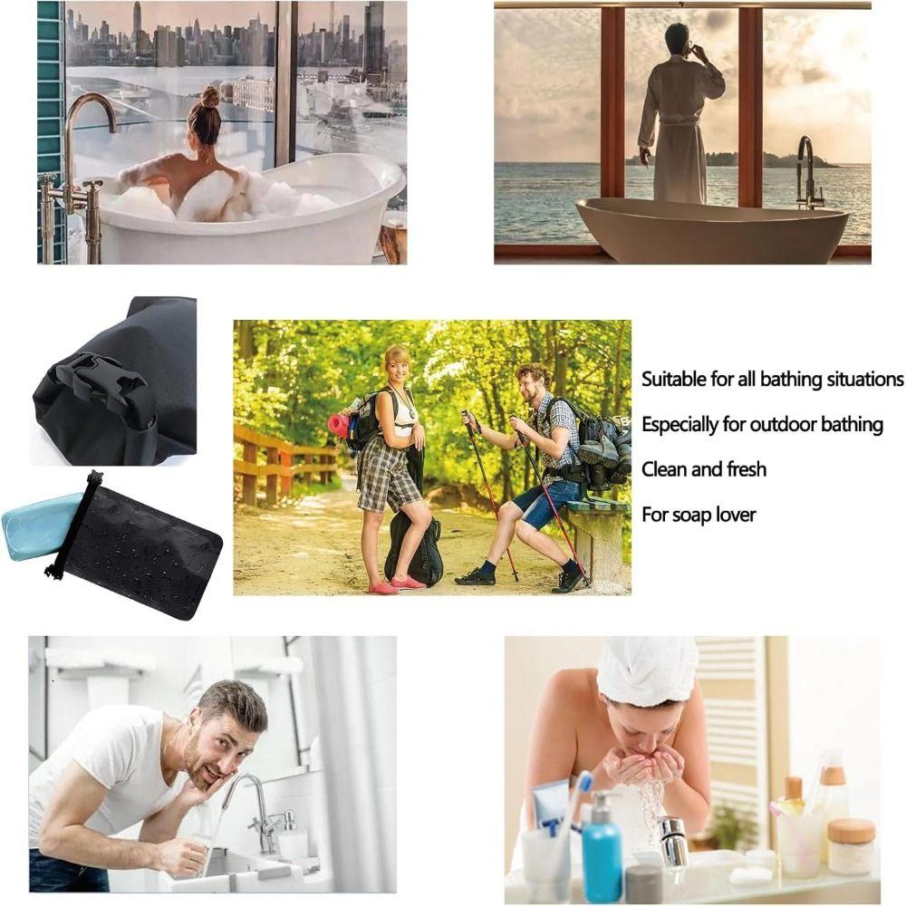 Водонепроницаемый дорожный мыльный мешок, быстросохнущий мыльный мешочек, новый дорожный мыльный чехол для кемпинга