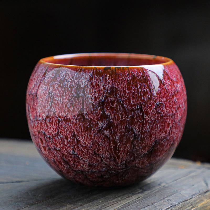 Чашка для чая одинарная обжиг с изменением цвета глазури Тяньму Цзяньчжань мастер-чашка чайная чашка керамическая чашка для эспрессо глазурь с изменением цвета