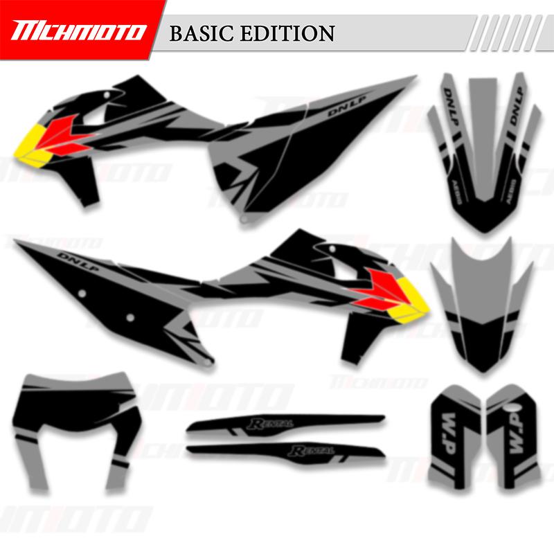 MCHMFG For KTM 125 250 350 450 500 525 SX SXF  - EXC XCW - Motorcycle Graphics Decals Sticker Kit Background