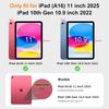 Чехол для планшета для iPad 12/11/10-го A18 2026 A16 11 дюймов 10.2 Air4/5/6/7/8 Прозрачная акриловая задняя панель TPU Защитная крышка с держателем для карандаша