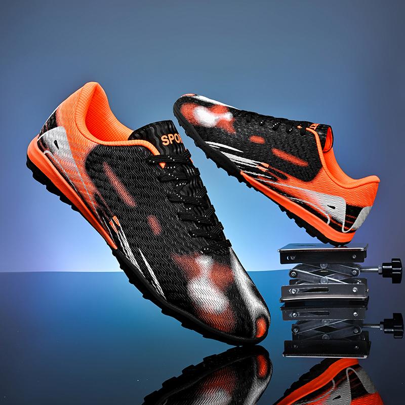 Professional men's soccer shoes TF broken nail short nail outdoor sports shoes artificial turf grip training shoes