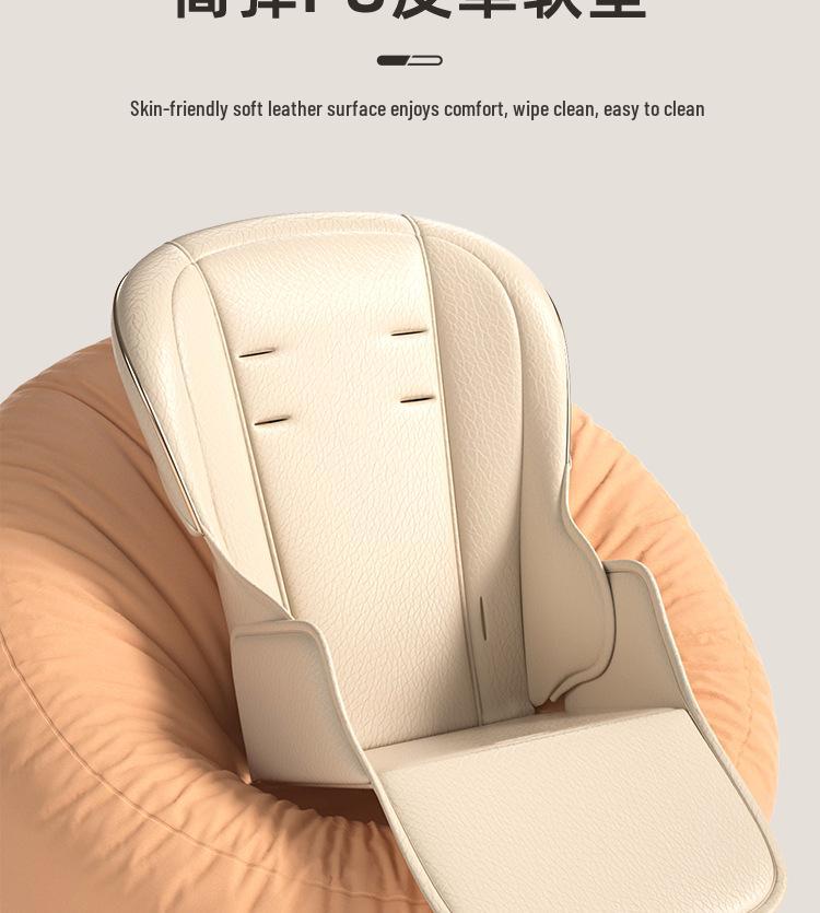 Многофункциональный портативный детский стульчик для кормления: Складной, подходит для дома и путешествий.