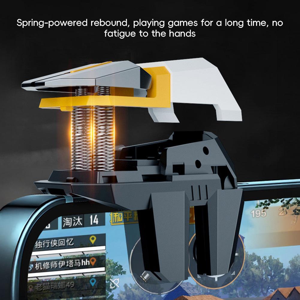 Controller 1 Mobile Game Pair 46finger Linked Shooting Game Mechanical Trigger Physical Auxiliary Gaming Gear