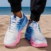 Унисекс Кроссовки для бега Мужские Женские Легкие Сетчатые Дышащие Удобные Плоские Мягкие Теннисные Кроссовки Летние Кроссовки на шнуровке Мужские
