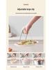 Silicone Non-Slip Bowl Lifter and Plate Clip for Microwave and Steamer Safety