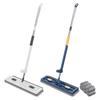 1 Set Mop Set with 6 Microfiber Pads 360 Degree Rotation Large