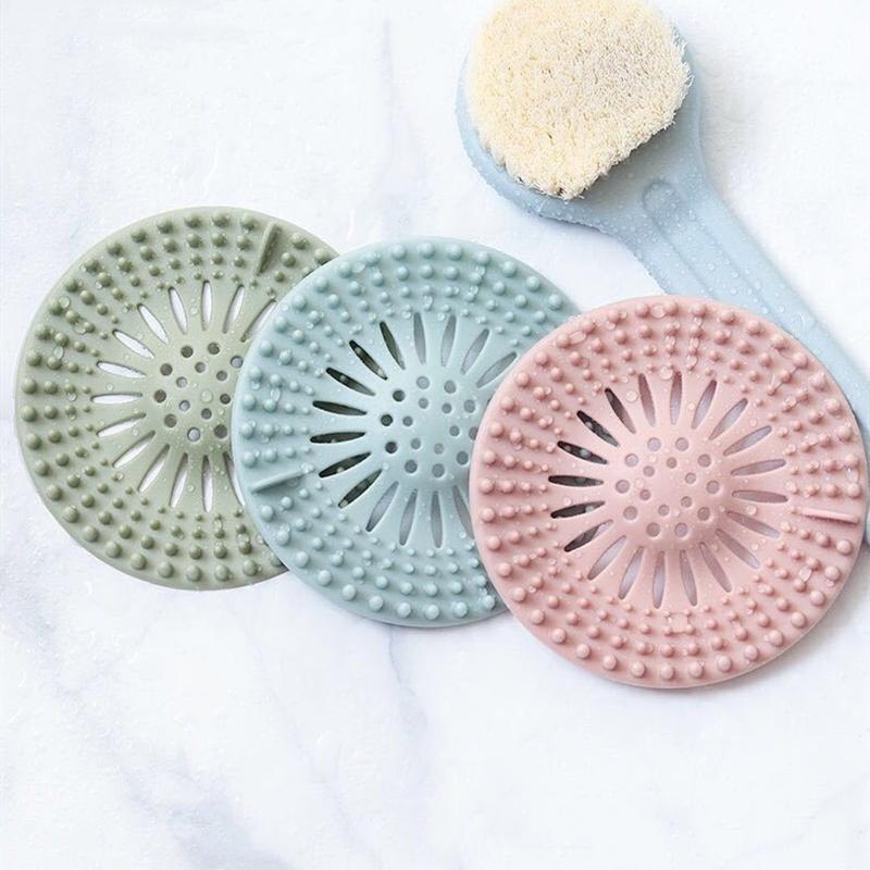 1шт силиконовый фильтр для слива кухонной раковины, экран для туалета, канализация, сливное отверстие для пола, крышка для ванной комнаты, волосы 13 см