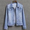 Autumn Women's Casual Denim Jacket Jacket Women's Long-Sleeved Single-Breasted Jeans Jacket Women's Short Top