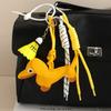 Hanging Braided Rope Bag Pendant Woven Rope Badminton Couple Keyring Jewelry Accessories