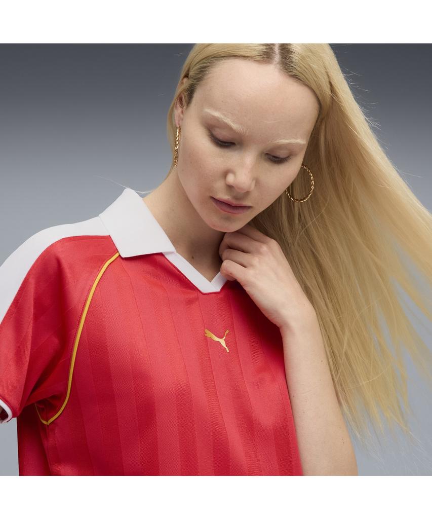 PUMA T7 Relaxed Football Short Sleeve Jersey (63215711)