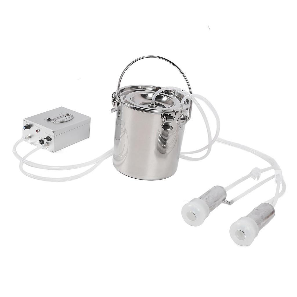 Электрический доильный аппарат 7 л портативный перезаряжаемый регулируемый всасывающий из нержавеющей стали автоматический